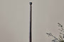 Sahar Mango Wood Floor Lamp - Dark Stain