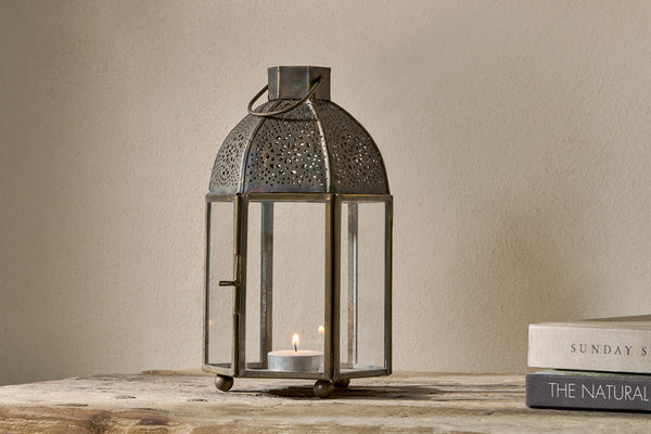 Sabra Lantern - Aged Antique