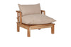 Sadhi Acacia Wood Outdoor Love Seat - Natural-nkuku