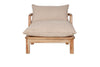 Sadhi Acacia Wood Outdoor Love Seat - Natural-nkuku