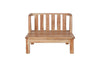 Sadhi Acacia Wood Outdoor Love Seat - Natural-nkuku