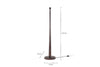 Sahar Mango Wood Floor Lamp - Dark Stain-nkuku