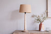 Sahar Mango Wood Table Lamp - Natural-nkuku