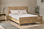 Saharsa Cane & Mango Wood Bed - King-nkuku