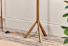 Sahhil Metal Tripod Floor Lamp - Antique Brass-nkuku