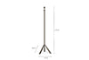 Sahhil Metal Tripod Floor Lamp - Antique Bronze-nkuku