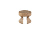 Salman Wooden Decorative Stool - Natural- nkuku