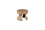 Salman Wooden Decorative Stool - Natural- nkuku