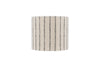 Sanja Cotton Stripe Lampshade - Off White & Grey-nkuku