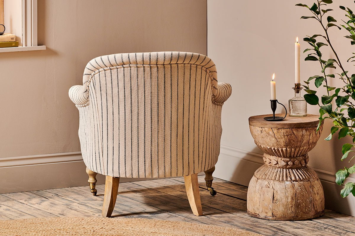 Sanja Stripe Armchair- nkuku