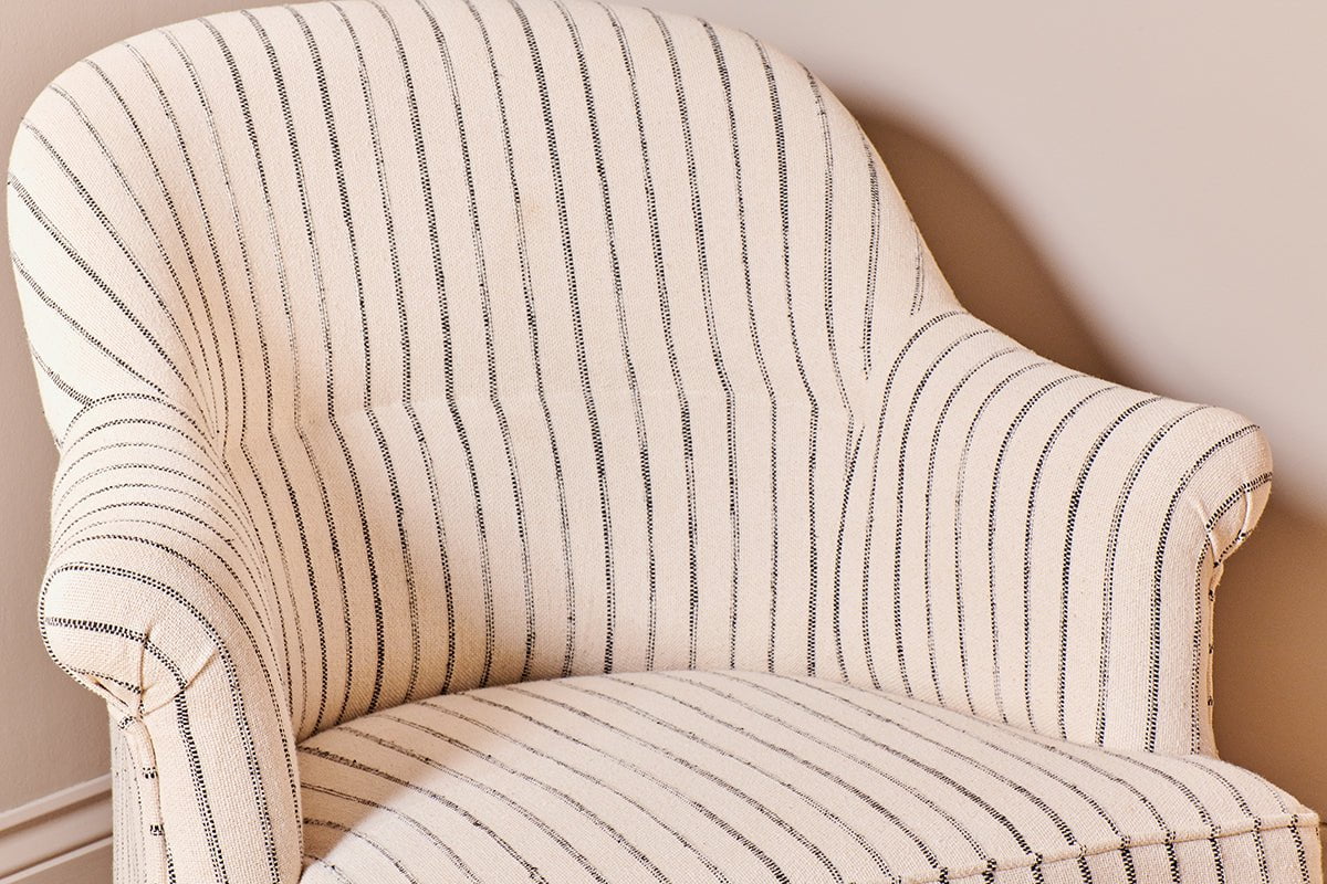 Sanja Stripe Armchair- nkuku