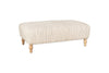 Sanja Stripe Upholstered Ottoman - Off White-nkuku