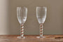 Santosa Champagne Flute - Clear (Set of 2)-nkuku