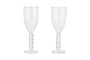 Santosa Champagne Flute - Clear (Set of 2)-nkuku