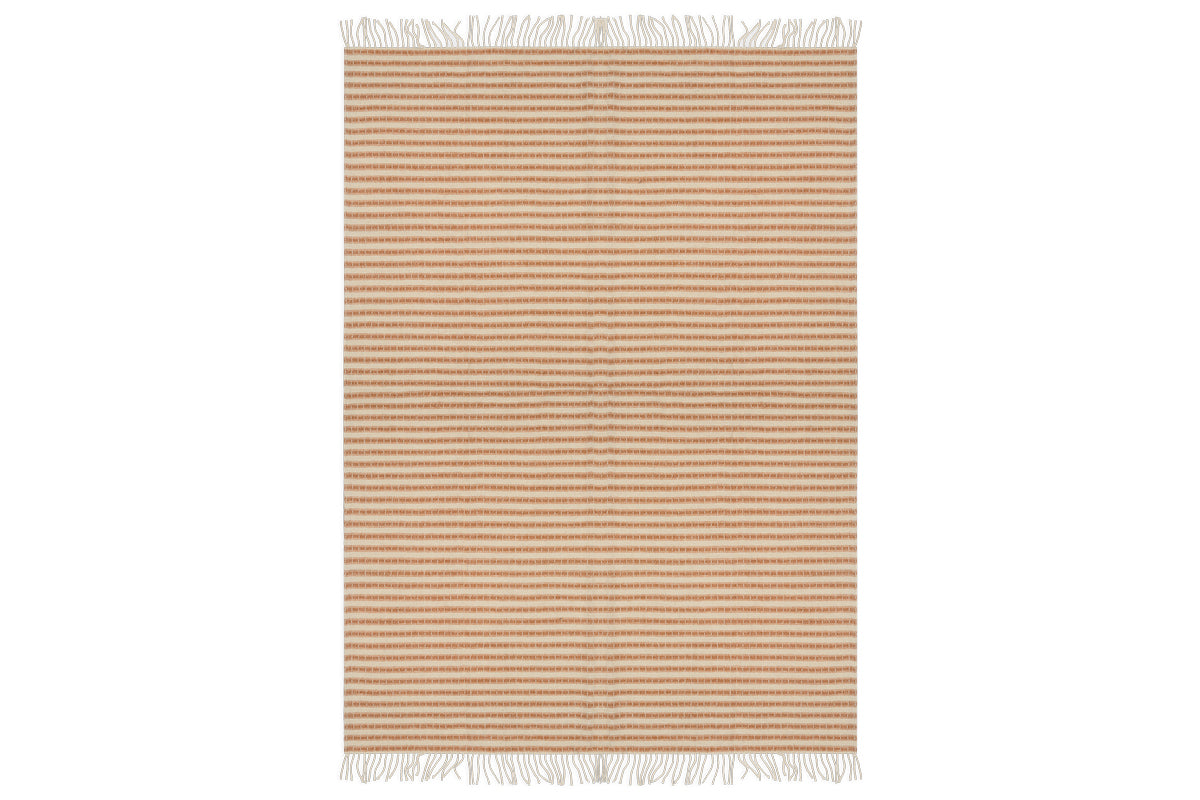 Sanval Wool Throw - Rust-nkuku