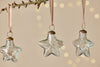 Sardi Star Baubles - Clear (Set of 4)-nkuku