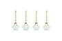 Sardi Star Baubles - Clear (Set of 4)-nkuku