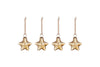 Sardi Star Baubles - Gold (Set of 4)-nkuku