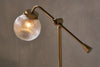 Sengol Recycled Glass Desk Lamp - Antique Brass-nkuku