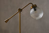 Sengol Recycled Glass Desk Lamp - Antique Brass-nkuku