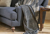 Shal Cotton Throw - Black & Off White-nkuku