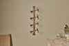 Shray Iron Wine Rack - Antique Brass-nkuku