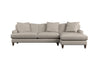 Deni Large Right Hand Chaise Sofa - Brera Linen Natural