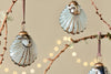 Sohni Shell Baubles - Gold & Cream - (Set of 4)-nkuku