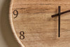 Som Mango Wood Clock - Natural-nkuku