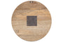 Som Mango Wood Clock - Natural-nkuku