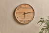 Som Mango Wood Clock - Natural-nkuku