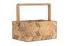 Sukha Mango Wood Caddy - Natural-nkuku