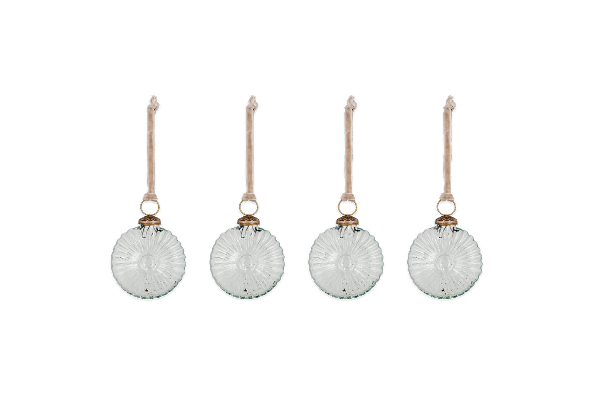 Sundara Baubles - Clear - (Set of 4)-nkuku