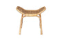 Taung Rattan Low Stool - Natural