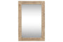 Tannir Mango Wood Carved Mirror - Natural