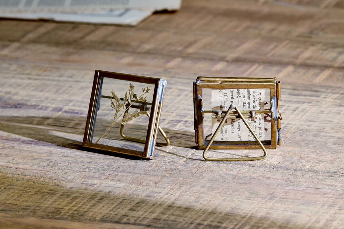 Tiny Danta Frame Antique Brass (Set of 2)