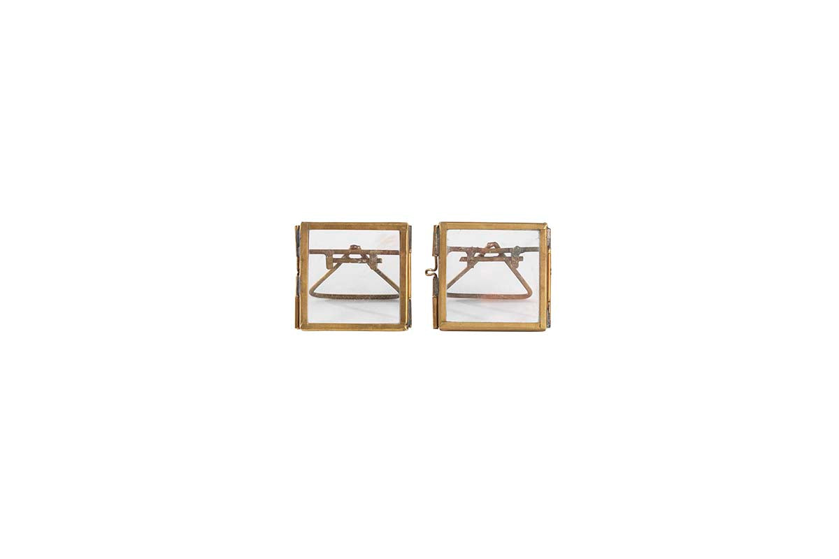 Tiny Danta Frame Antique Brass (Set of 2)