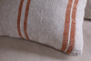 Tajana Linen Stripe Cushion Cover - Rust-nkuku