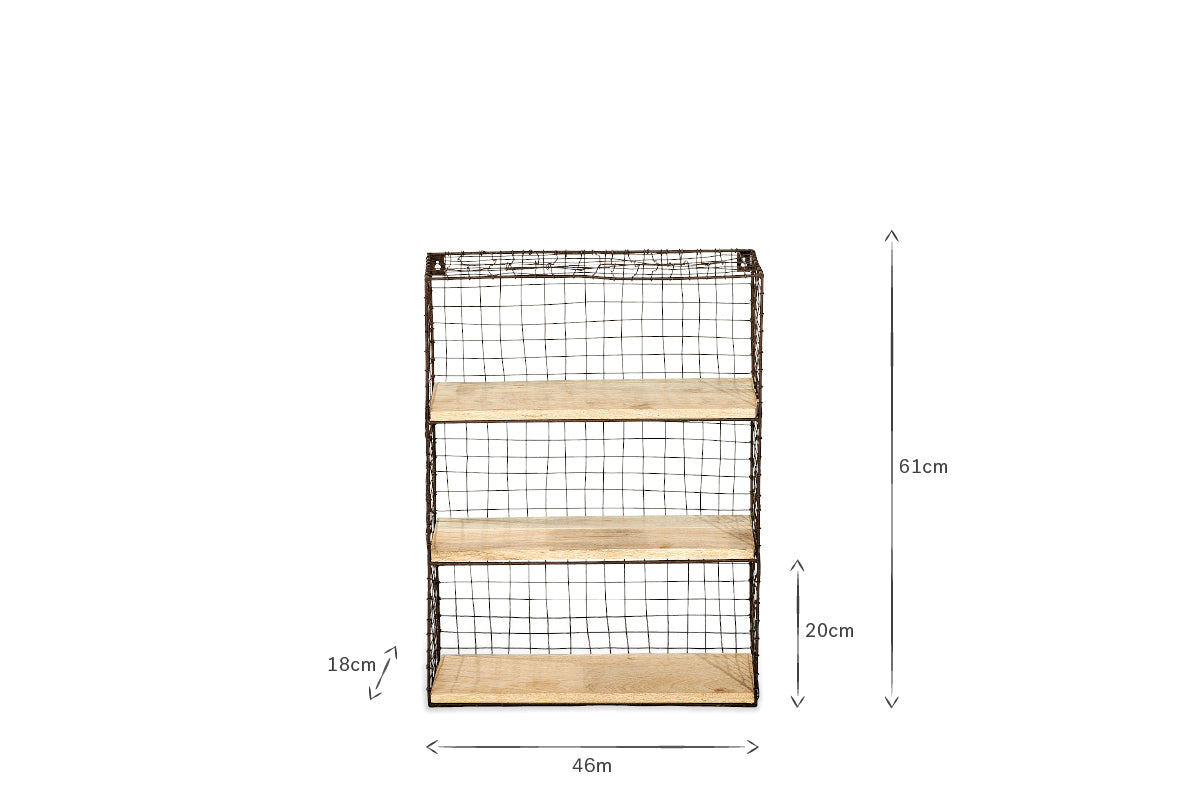 Tamba Wall Hung Shelf-nkuku