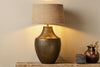 Tanda Etched Statement Table Lamp - Antique Brass - Extra Large-nkuku