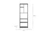 Tanvi Display Shelf - Black - Narrow-nkuku