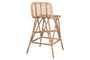 Taung Rattan Counter Chair - Natural-nkuku