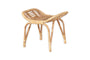 Taung Rattan Low Stool - Natural-nkuku