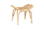 Taung Rattan Low Stool - Natural-nkuku