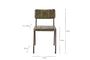 Ukari Leather Dining Chair - Rich Green