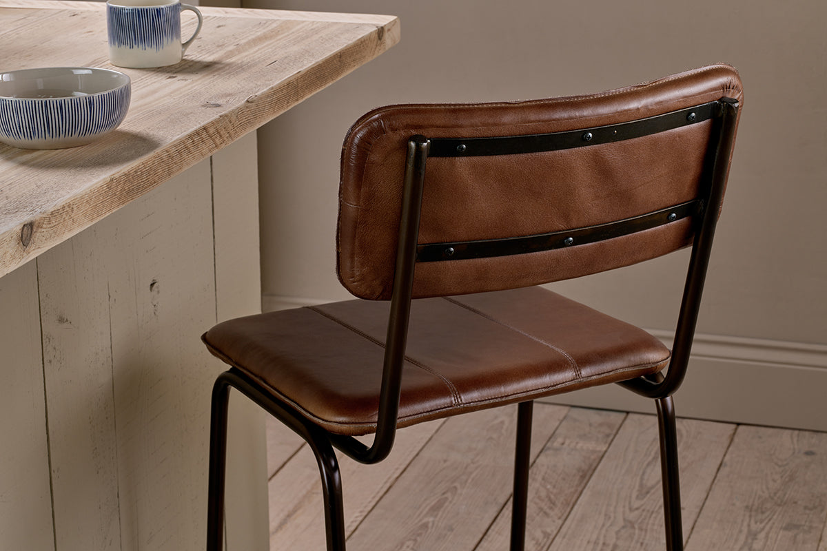 Ukari Counter Chair - Chocolate Brown