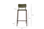 Ukari Counter Chair - Rich Green