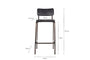 Ukari Counter Chair - Aged Black