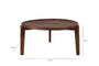 Umar Acacia Coffee Table - Dark Brown