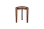 Umar Acacia Side Table - Dark Brown